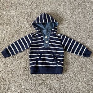 Sovereign Code baby boy toddler boy striped hooded jacket size 18 months